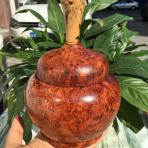Gall wood storage pot mahogany jubao pot tree tumor rosewood decorative ornaments tumor scar tea pot special price crafts