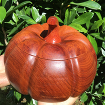 Red Wood Mountain Bamboo Fugua Pumpkin Swing Piece Storage Debris Jar Flowers Pear Wood Containing Tea Leaf Jars Large Fruit Purple Sandalwood Candy Jar