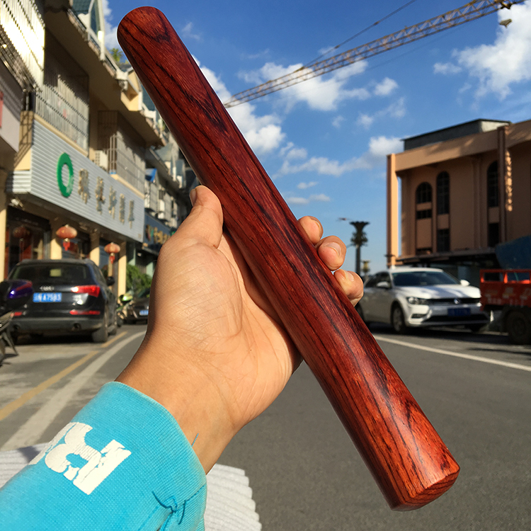Mahogany rolling pin solid wood household dumpling skin size red twig rolling noodle stick rush dumpling skin baking 30cm