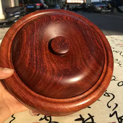 MAHOGANY GENERAL jar MYANMAR ROSEWOOD 20CM BABAO JAR CANDY BOX BIG FRUIT ROSEWOOD WITH lid ASHTRAY decoration