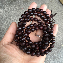 Indian lobular rosewood super black pearl bead bracelet bracelet string high oil high density 0 8*108 specials