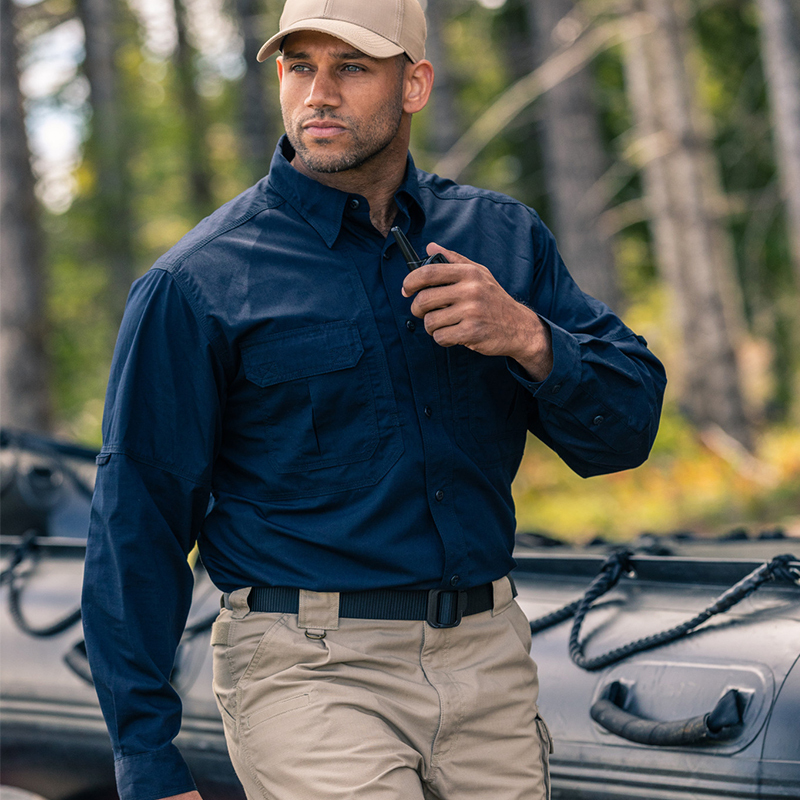5.11 Spring and Autumn Outdoor Tactical Shirt Men's 511 Plaid Tactical Long Sleeve Shirt 72175