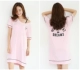 Modal nightdress nữ mùa hè cotton Hàn Quốc ngắn tay lỏng lẻo mùa xuân tươi mát và mùa thu đồ ngủ phần mỏng có thể được mặc bên ngoài dịch vụ nhà