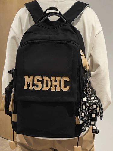 Подтяжки, ранец, вместительный и большой рюкзак, модная сумка через плечо, подходит для студента, для средней школы