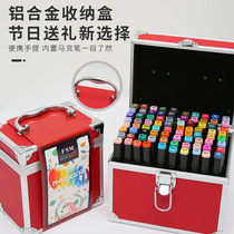 Marker pen painting set Student painting brush 40 80-color oily color double-headed watercolor pen for art students