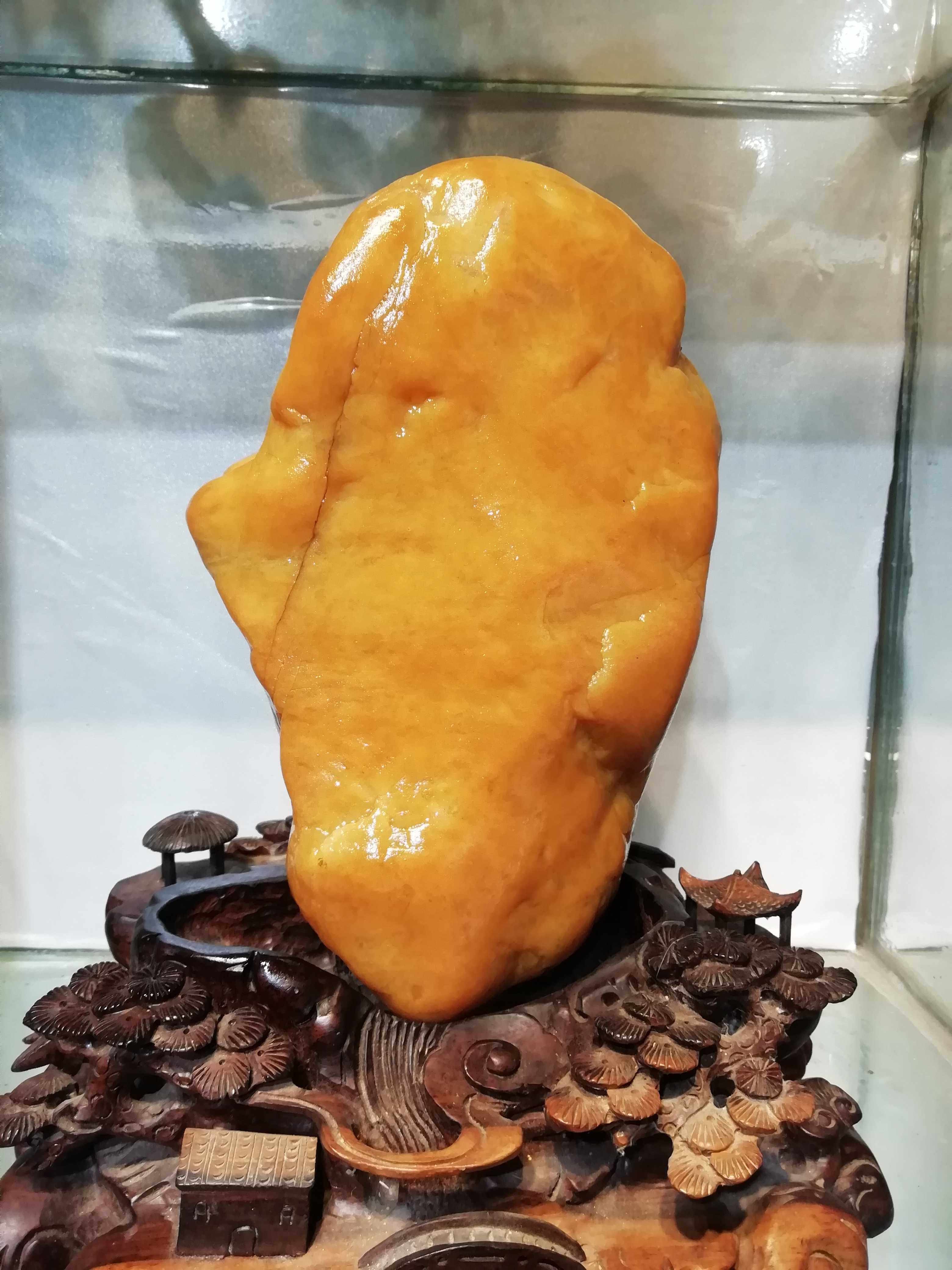 Picture stone Color jade color wax High cool color jade image stone Yellow wax stone Qishi ornaments