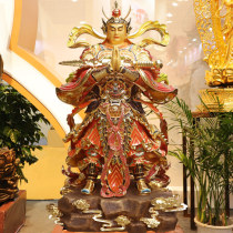 2 6m large monastery Buddha serves as a pure copper tablet of the Buddha of Weido