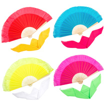 Yunnan flower drum lamp fan handkerchief flower drum children Jiaozhou Yangko silk scarf Tea Mountain Song dance examination for Anhui