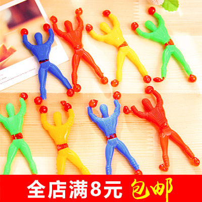 Wall climbing Spider-man Magical somersault Creative fun fun children's toy stall Climbing Bi climbing villain