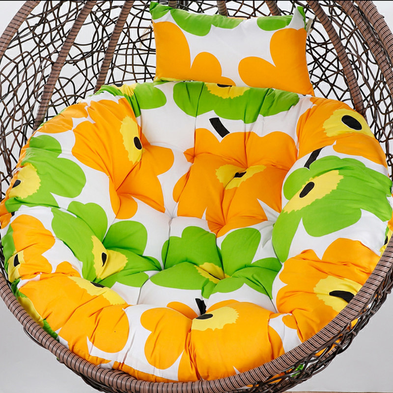 Hanging Basket Cushion Large Number Single Cradle Hammock Round Cotton Fabric Universal Back Cushion Outdoor swing Rocking Chair Thickening Mat