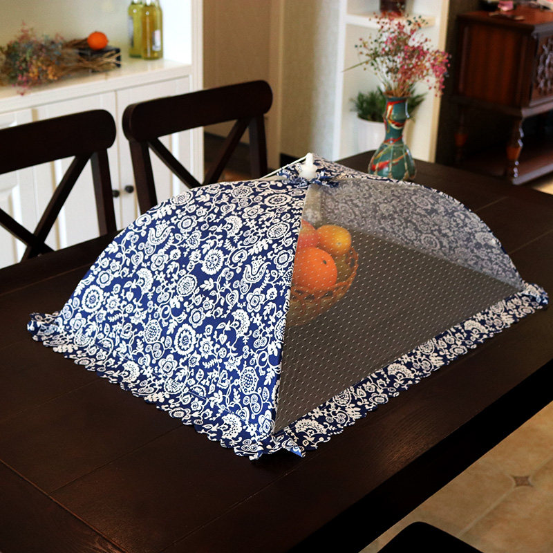 Passable Fold Home Cover Food Cover Food Cover Anti-Dust Anti Fly Meal Hood Kitchen Table Anti-mosquito Hood Vegetable Umbrella