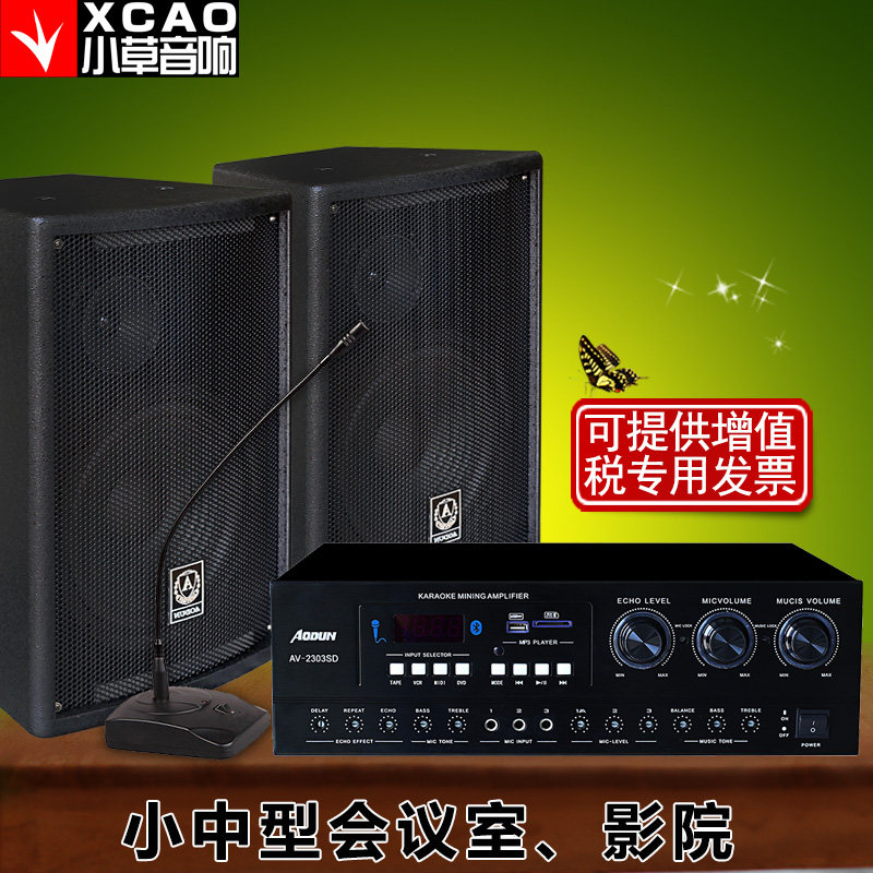 High Power Power Amplifier Acoustics Home Bluetooth Conference Room Fever Speaker Ktv Kalaok Small Professional Set Resistance