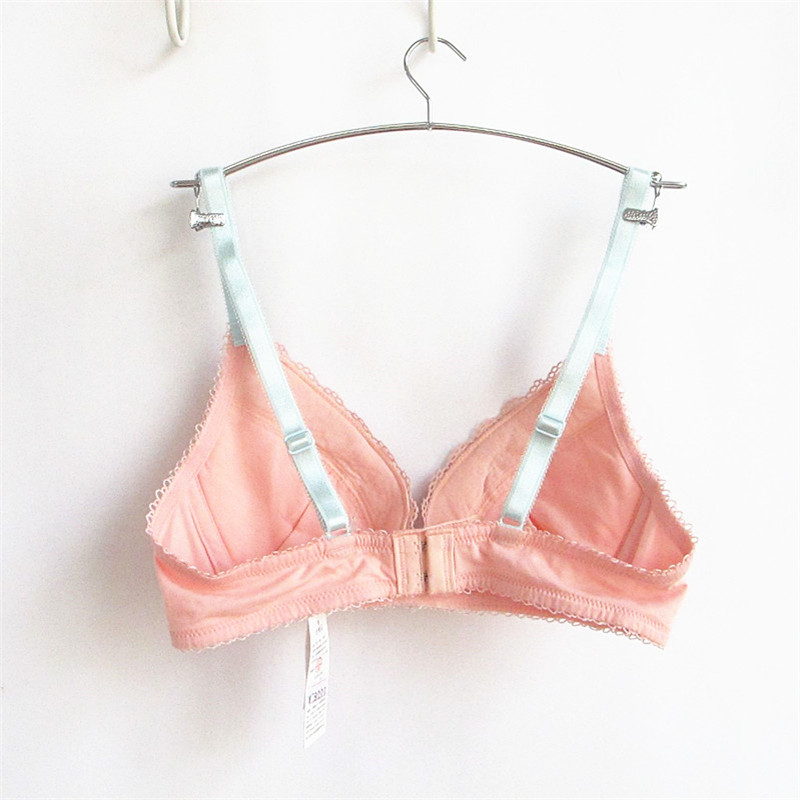 Sê-ri Châu Âu quầy hàng chính hãng cotton mỏng 24A111 không có vòng thép mềm cô gái áo ngực áo ngực RA33026 đồ lót nữ hàng hiệu