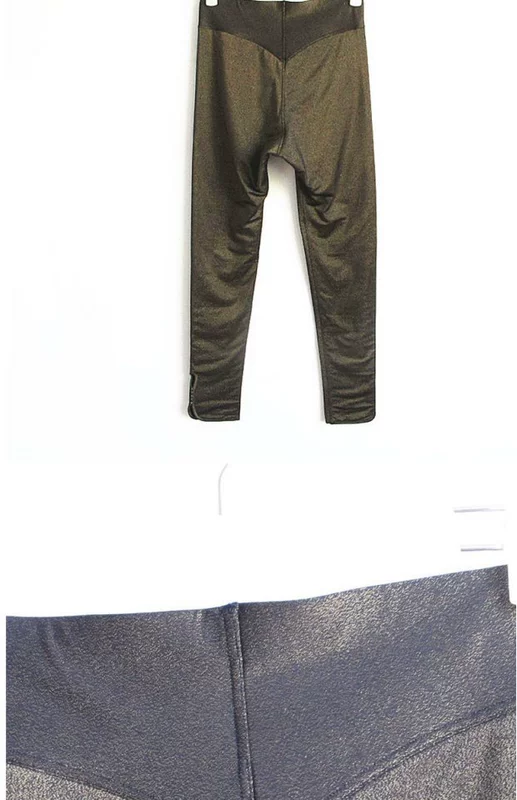 Sê-ri Châu Âu quầy hàng chính hãng hông bụng 30A431 cộng với quần legging nhung nữ mùa thu và quần ấm mùa đông OC80319 quần cotton nam trung niên