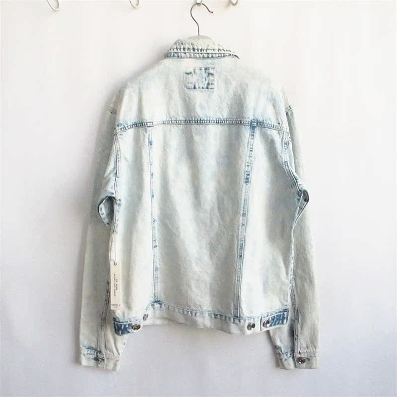 Forever21 Forever 21 chính hãng B-8-9-2-1 Trăm ve áo mùa xuân và mùa thu bông nam denim jacket 285.708.