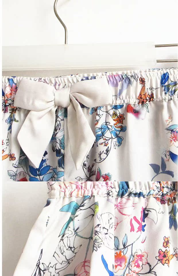 Ai Ge Etam Đồ lót quầy xác thực phong cách mục vụ tươi mát quần short pyjama 160791087 quần alibaba nữ