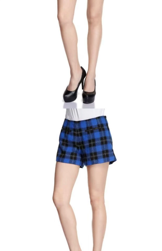 Ai Yiyi quầy quần nữ đích thực British College kiểu tóc len quần short quần giản dị 160120268 quần short jean nữ giá rẻ