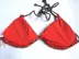 Eiger Etam dây đeo bikini sọc có thể tháo rời chèn áo tắm ba điểm áo tắm 160756009