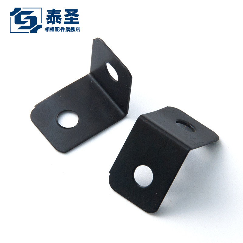 Tai Sacred Photo Frame Five Gold Accessories Black Small 7 Words Bag Corner Picture Frame Corner corner Fixed piece Connecting piece 9 * 12mm