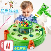 Fishing Toy Baby Children Puzzle Electric Rotary Magnetic Fish Wisdom development Early teaching Dramatic Water Kid Suit