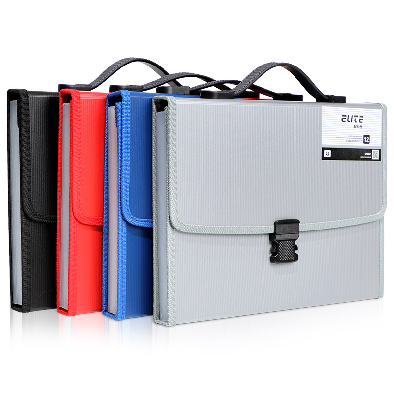 Chuangyi office supplies folder multi-layer organ bag 13 large-capacity data book students use A4 folder test paper documents invoice storage bag foam pp thickened