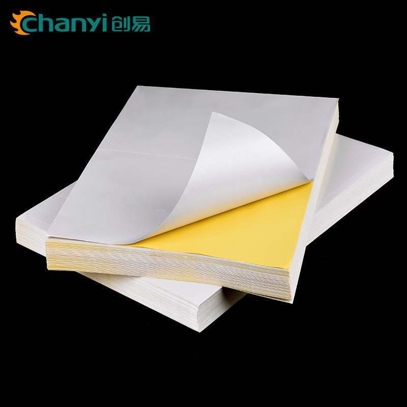 100 sheets of a4 adhesive sticker label sticker A4 bar code photoprint paper bright face blank inkjet with no adhesive high adhesive back adhesive paper shipment product address stickable print machine can