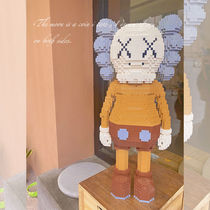 Lego Tide brand kaws Sesame Street building blocks adults difficult to insert educational toys violent bear oversized ornaments