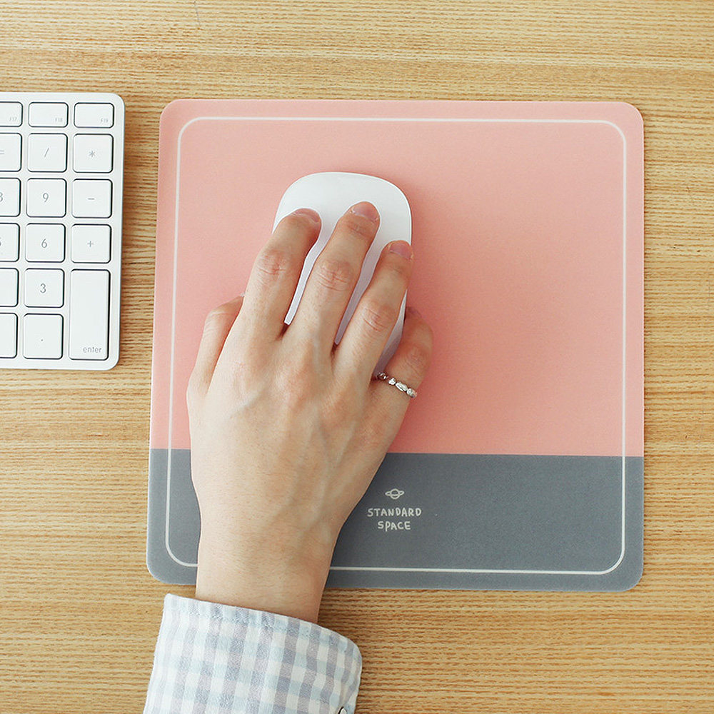 South Korea 2nul computer non-slip mouse pad small cute boys and girls portable pvc table pad fashion mouse pad