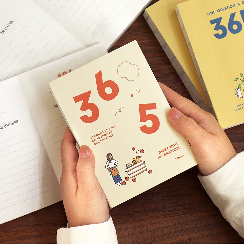 Милый блокнот, ноутбук, карманный блокнот, Южная Корея, 365 дней, 1 день