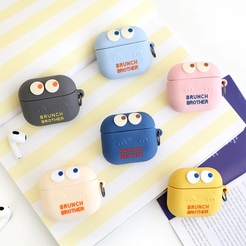 Apple, милый силиконовый совместимый монстр, беспроводные наушники, модный высококачественный защитный чехол pro, Южная Корея, масштаб 1:2, 2/3, bluetooth, защита при падении