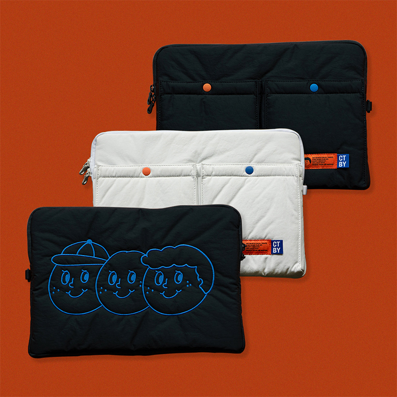 Korean Ohlollyday Niche Soft 11inch iPad Tablet Protective Case MacBook Pro13/ 15inch Huawei Lenovo Apple Laptop Bag Unisex Personalized Anti-Drop Inner Sleeve