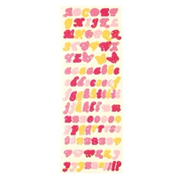 Красочные английские буквы теплые порошковые системы