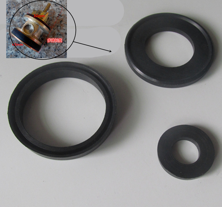 Horizontal flush spool foot punch middle washer to hand pressure flush valve fitting seal ring Spring