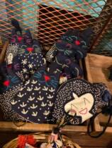 (Ai Han Thailand) Amoy area special benefits Thailand Chiang Mai handmade Thorn embroidery bag pendant keychain