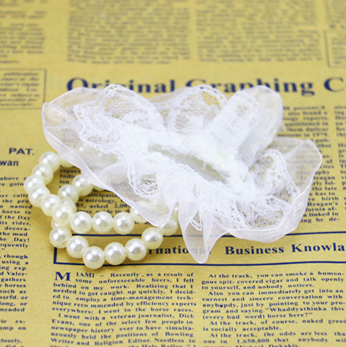 Beads wrist flowers Wedding supplies Flower packaging materials Handmade diy materials Pearl lace wrist flowers