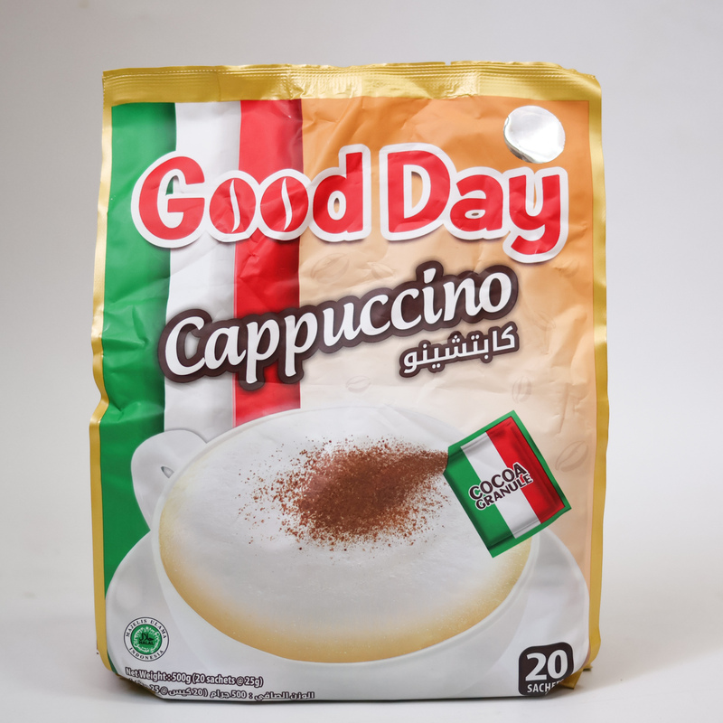 Indonesian Original Imported Good Day Italian-Style Cappuccino Hong Kong Version 20-Pack Instant Coffee