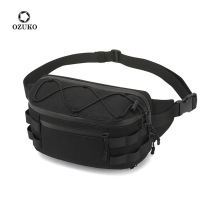 ozuko new mens running bag business multifunctional chest bag sports waterproof shoulder shoulder bag mens casual crossbody