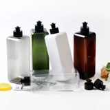 Квадратная пластиковая тара, шампунь, гель для душа, санитайзер для рук, 500 мл