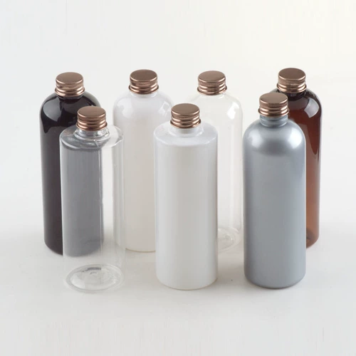 Пластиковая прозрачная бутылка, косметическая упаковка, 300 мл