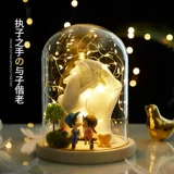 Стеклянная милая памятная маска для рук для влюбленных на день Святого Валентина, подарок на день рождения