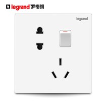 TCL Legrand wall 86 type two three plug one open five-hole socket panel with switch Household flapper Yijing