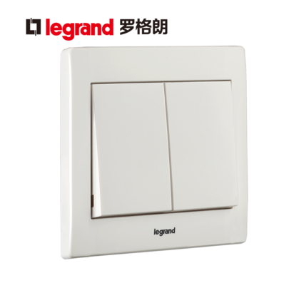 TCL Roglang Meichun Two-opening single-control double switch single-link panel Home Two-way lamp switch socket 2 open