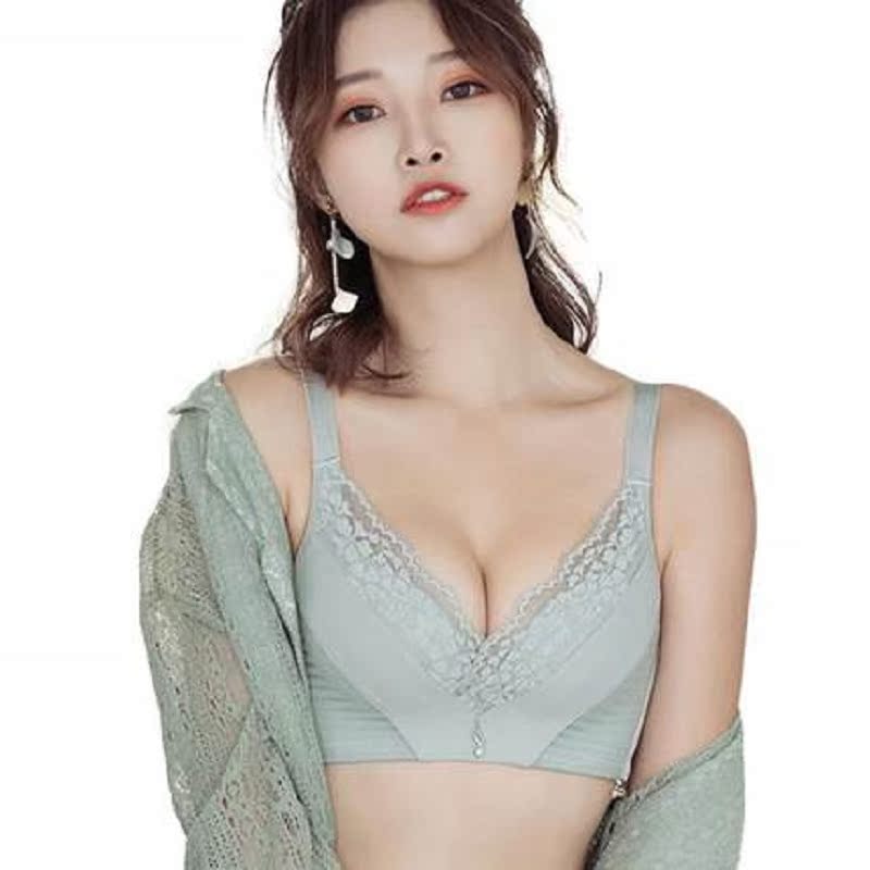 无痕内衣女无钢圈聚拢文胸套装