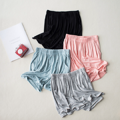 夏季家居睡裤莫代尔女休闲薄款短裤