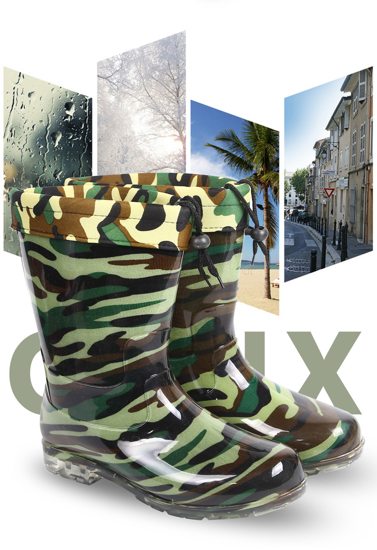Chaussures - bottes caoutchouc homme pour printemps - semelle tendon - Ref 972922 Image 6