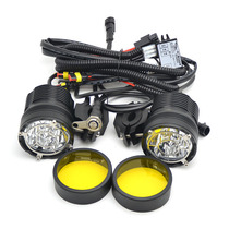 Motorcycle 60w LED spotlight L2 Six beads waterproof bright fog light retrofit external headlights floodlight superbright blasting