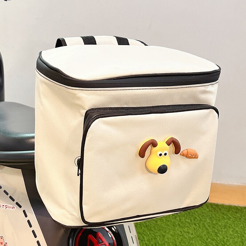 Electric Vehicle Rear Storage Bag, Waterproof, Cute Cartoon Design, High Appearance Value, Electric Bike Helmet Raincoat Storage Pouch, Large Capacity Electric Vehicle Rear Storage Bag, Waterproof, Cute Cartoon Design, High Appearance Value, Electric Bike Helmet Raincoat Storage Pouch, Large Capacity