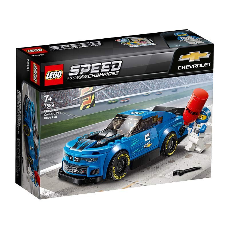 Lego 75891 Chevrolet Corvette Zl1 Racing Car Speed Racing Parent-Child Educational Building Block Model