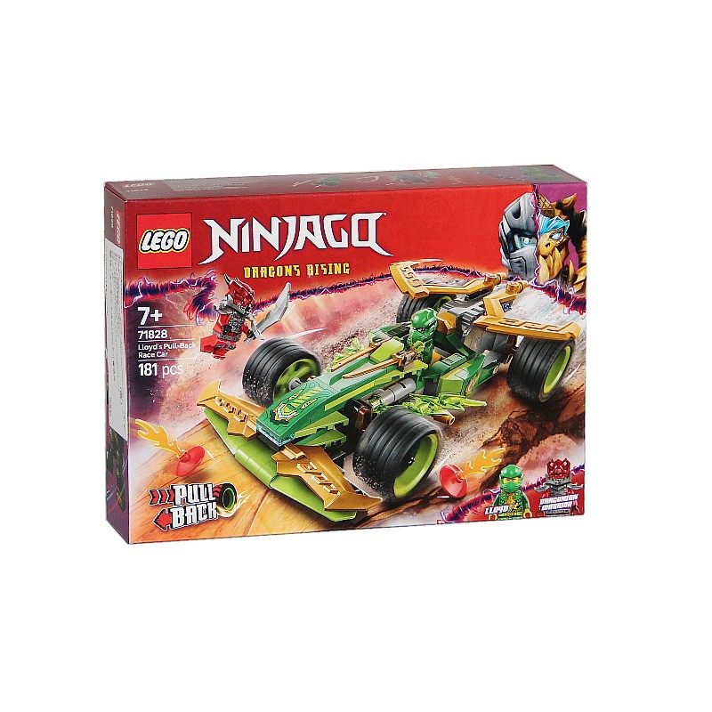 Lego Ninjago 71828 Lloyd's Mighty Pull-Back Racing Car Children's Educational Building Blocks Gift Lego Ninjago 71828 Lloyd's Mighty Pull-Back Racing Car Children's Educational Building Blocks Gift