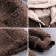 September Momo European station large size new fur one lamb wool hooded thick coat loose fat MM women's clothing